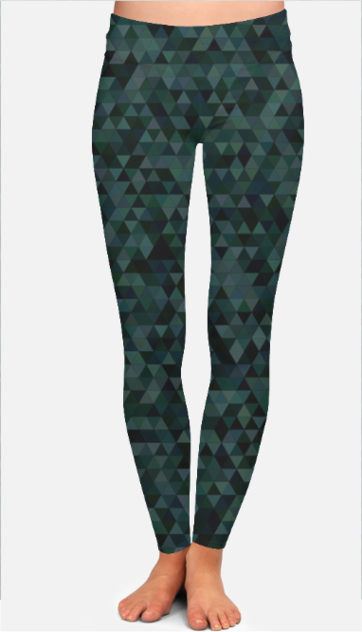 Verdant Mosaic | Women's workout leggings | Yoga pants