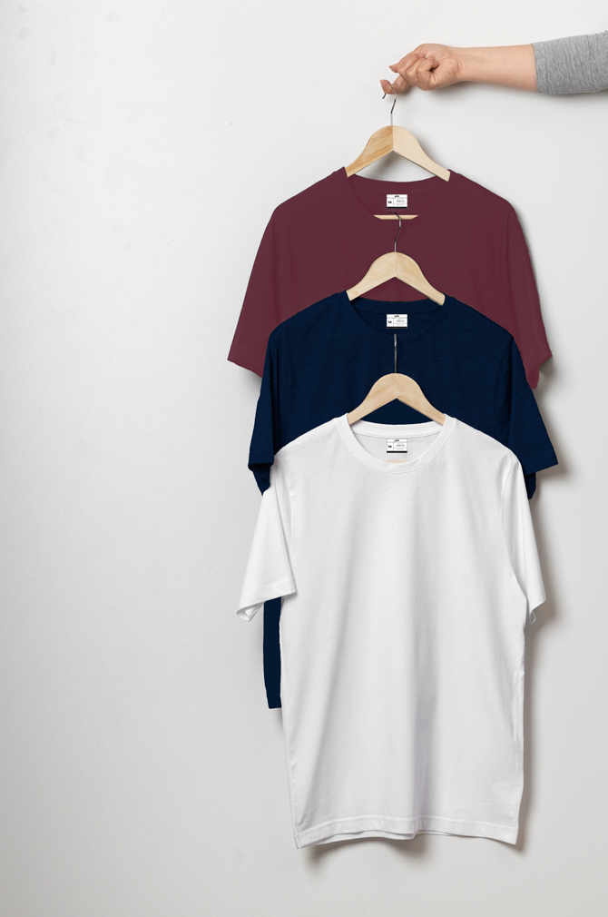 Supima Combo - Blue, White, Maroon