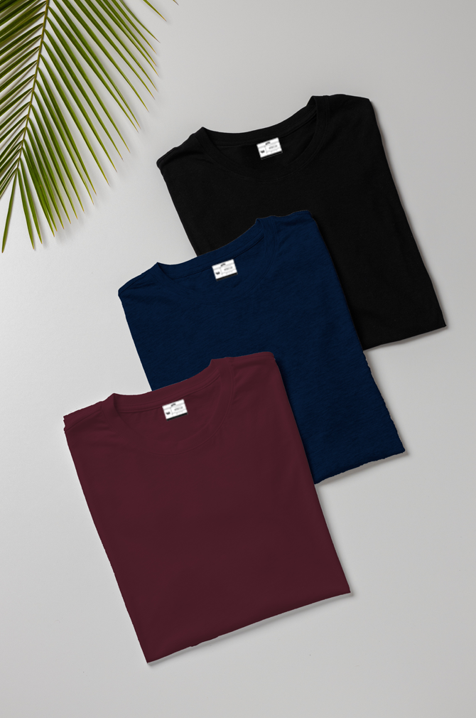 Supima Combo - Blue, Black, Maroon