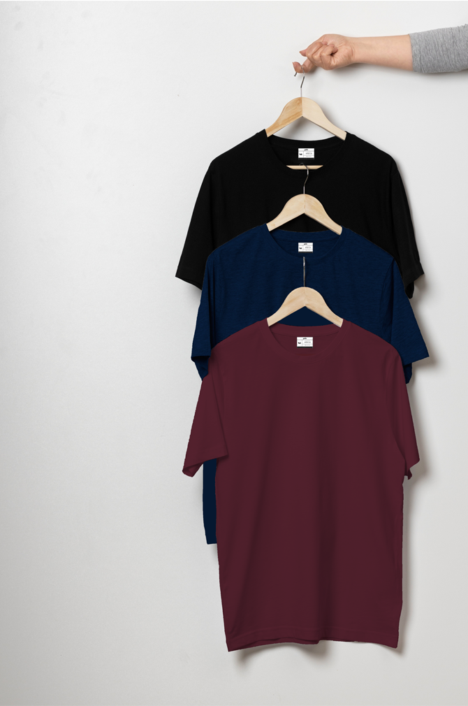Supima Combo - Blue, Black, Maroon