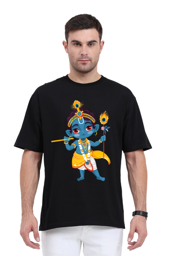 Cute Krishna Standing Tshirt