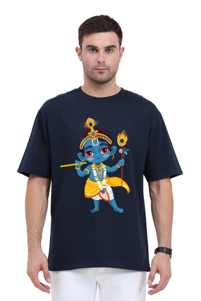 Cute Krishna Standing Tshirt