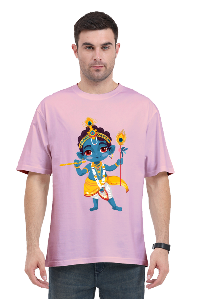 Cute Krishna Standing Tshirt
