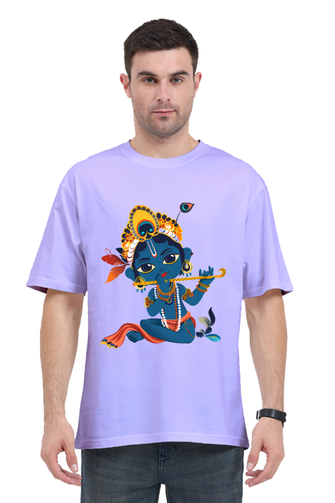 Cute Krishna Sitting Tshirt