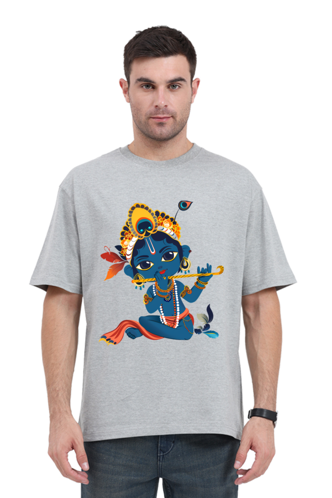 Cute Krishna Sitting Tshirt