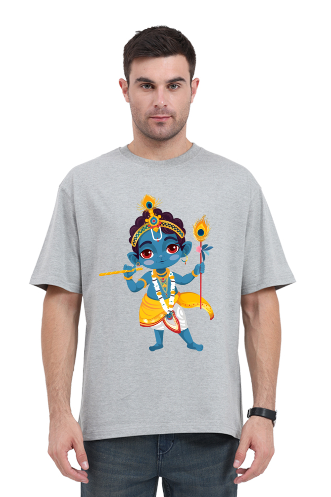 Cute Krishna Standing Tshirt