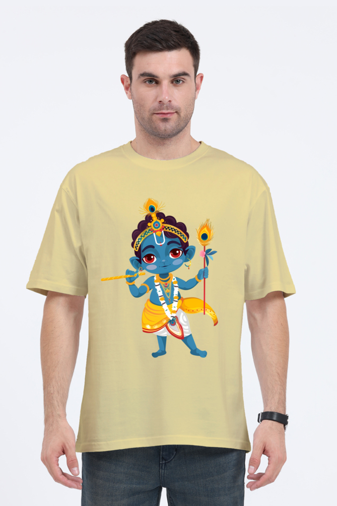 Cute Krishna Standing Tshirt