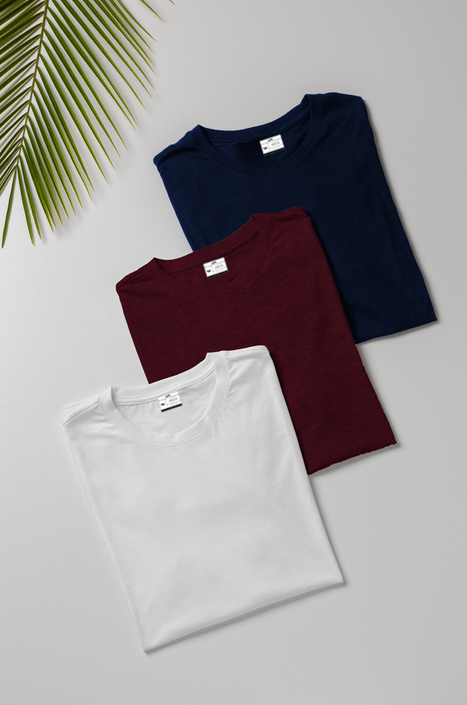 Supima Combo - Blue, White, Maroon