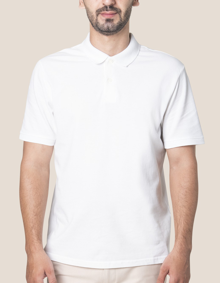 White | Men’s Polo T-Shirt - Classic Comfort, Premium Quality