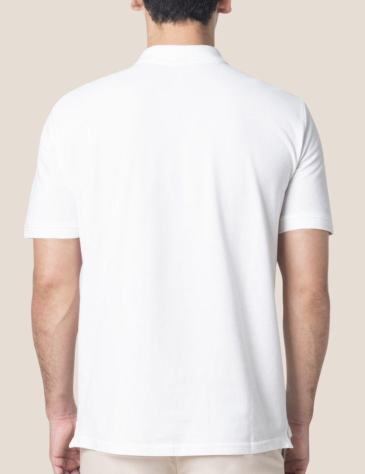 White | Men’s Polo T-Shirt - Classic Comfort, Premium Quality